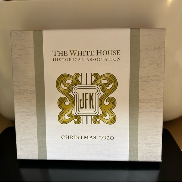 JFK Christmas 2020 Blue and Gold Holiday Frame - Picture 2 of 5